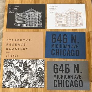 Starbucks Reserve Roastery Chicago Postcard Collection